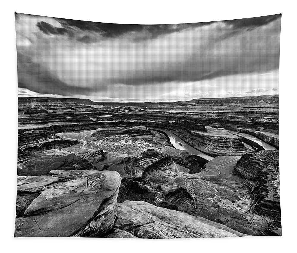 Jay Stockhaus Tapestry featuring the photograph Dead Horse Point #3 by Jay Stockhaus