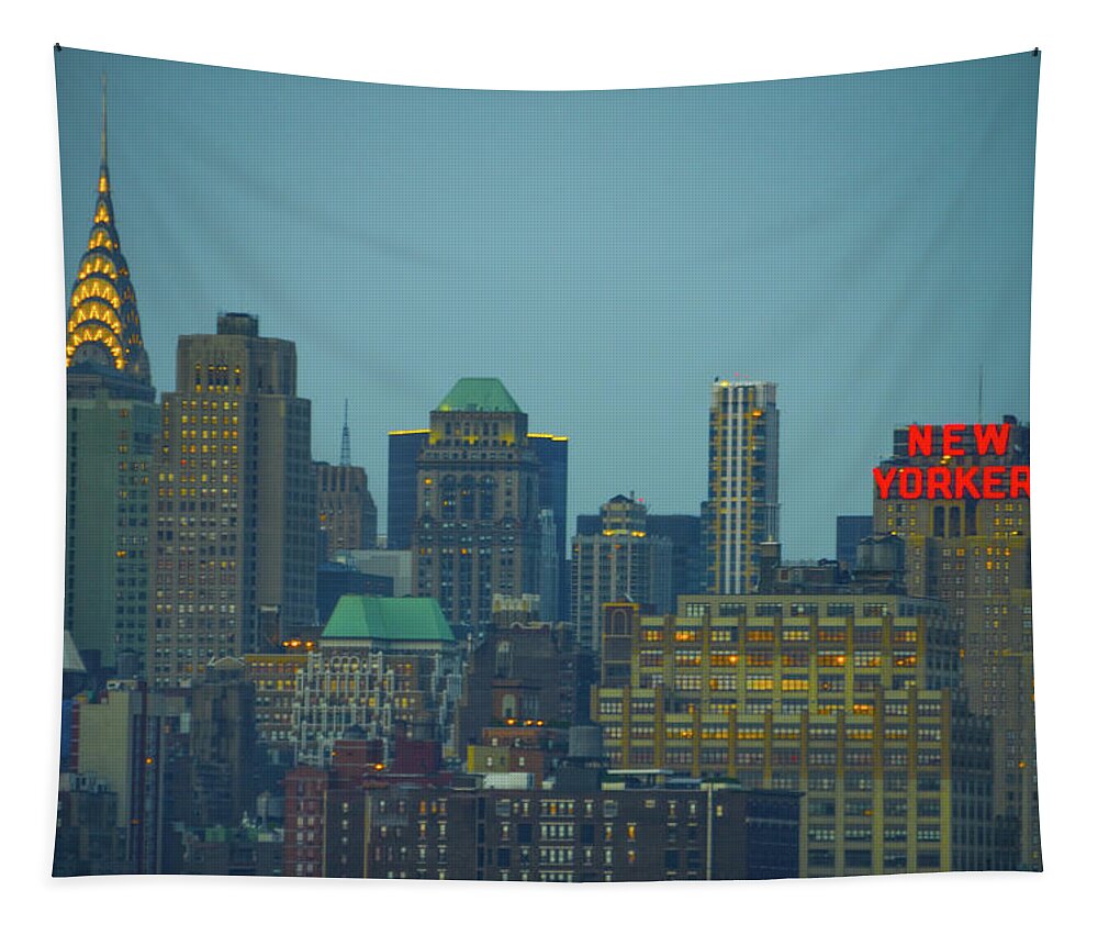 New Tapestry featuring the photograph New York City #3 by Bill Cannon
