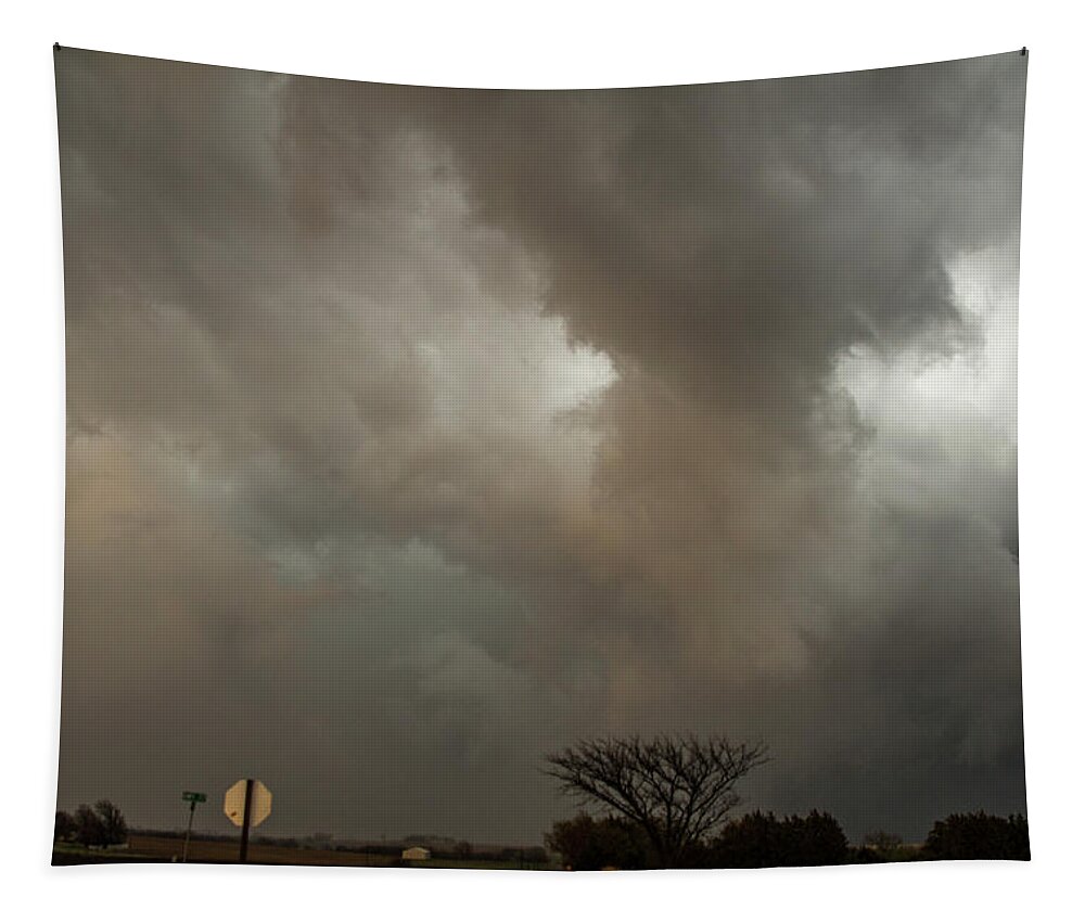 Nebraskasc Tapestry featuring the photograph 3rd Storm Chase of 2018 041 by NebraskaSC