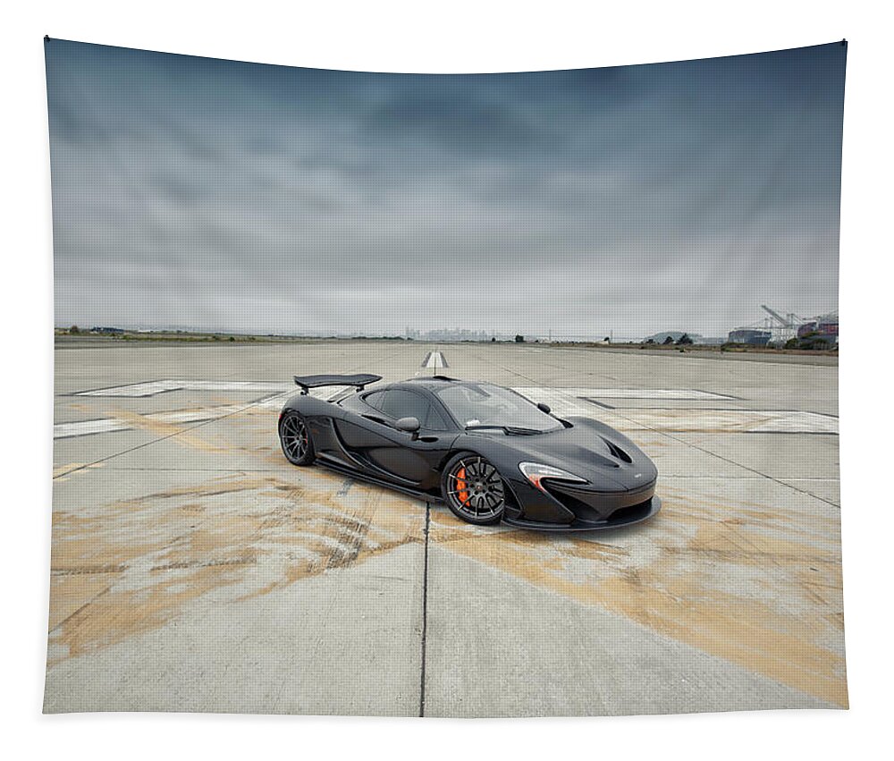 Mclaren Tapestry featuring the photograph #McLaren #MSO #P1 #4 by ItzKirb Photography