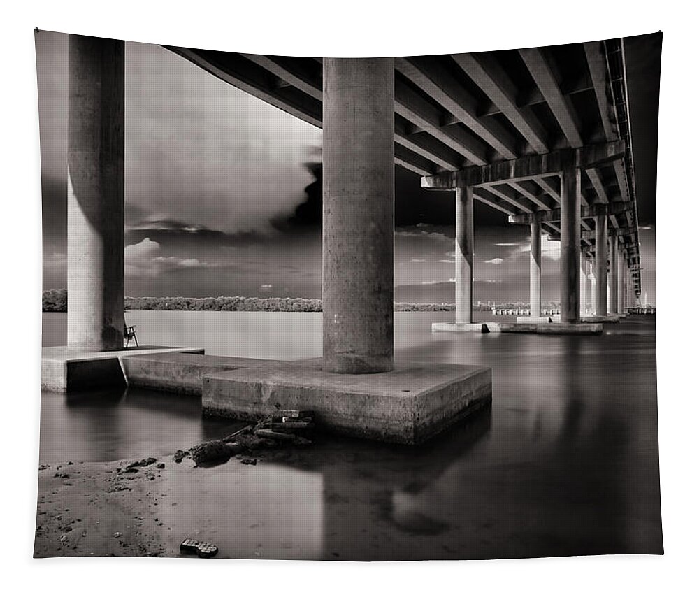 Everglades Tapestry featuring the photograph San Marco Bridge by Raul Rodriguez
