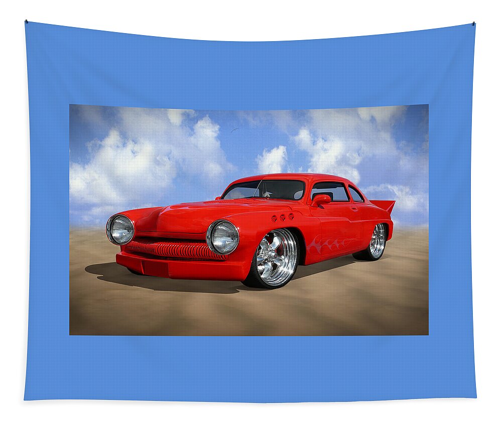 Transportation Tapestry featuring the photograph 49 Mercury by Mike McGlothlen