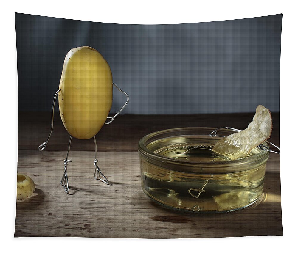 Simple Things Tapestry featuring the photograph Simple Things - Potatoes by Nailia Schwarz