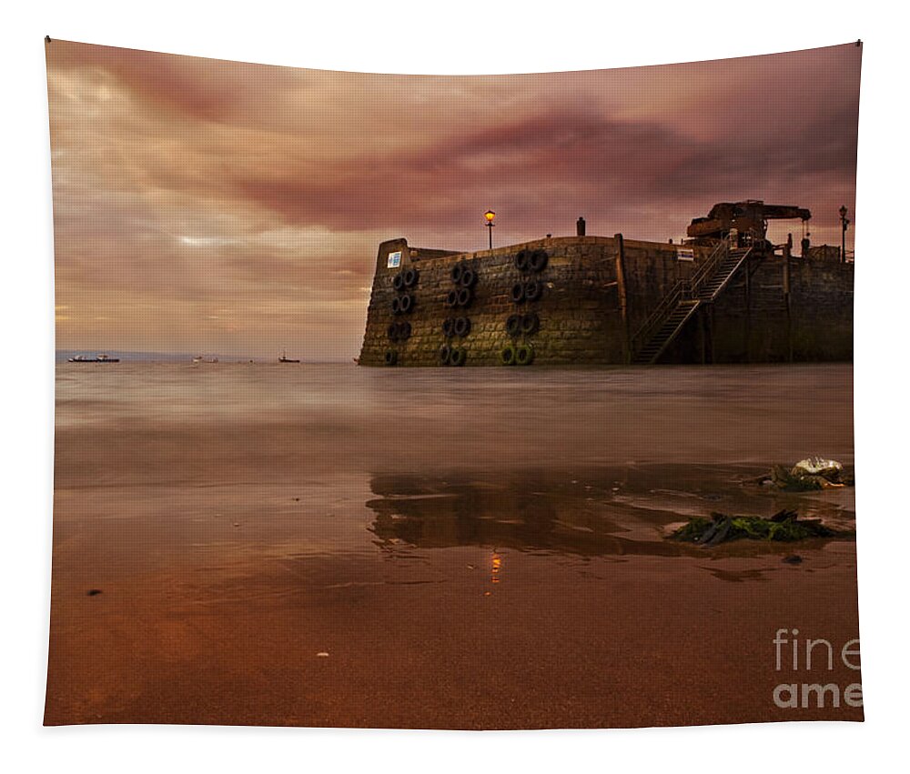 Tenby Tapestry featuring the photograph The Low Tide #5 by Ang El