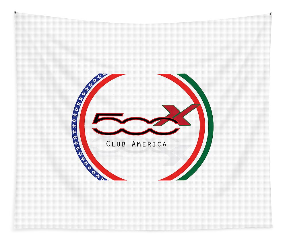 500x Tapestry featuring the digital art 500x Club America by Darrell Foster