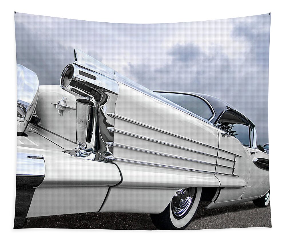Oldsmobile Tapestry featuring the photograph 58 Oldsmobile Rocket 88 by Gill Billington