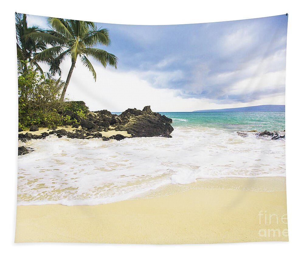 Paako Beach Tapestry featuring the photograph Paako Beach Makena Maui Hawaii #9 by Sharon Mau