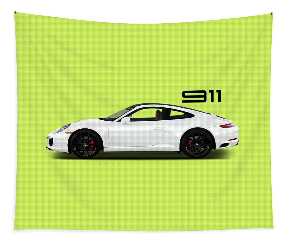 Porsche 911 Carrera S Tapestry featuring the photograph 911 Carrera S by Mark Rogan