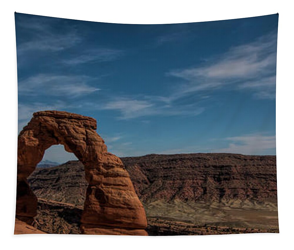 Delicate Arch Tapestry featuring the photograph A Great Arch by Jonathan Davison