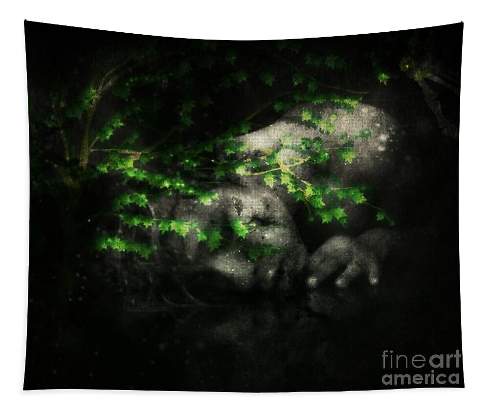  Tapestry featuring the photograph A Midsummers dream by Jessica S