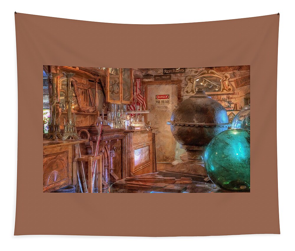 Abstract Art Tapestry featuring the photograph A Room Full by Thom Zehrfeld