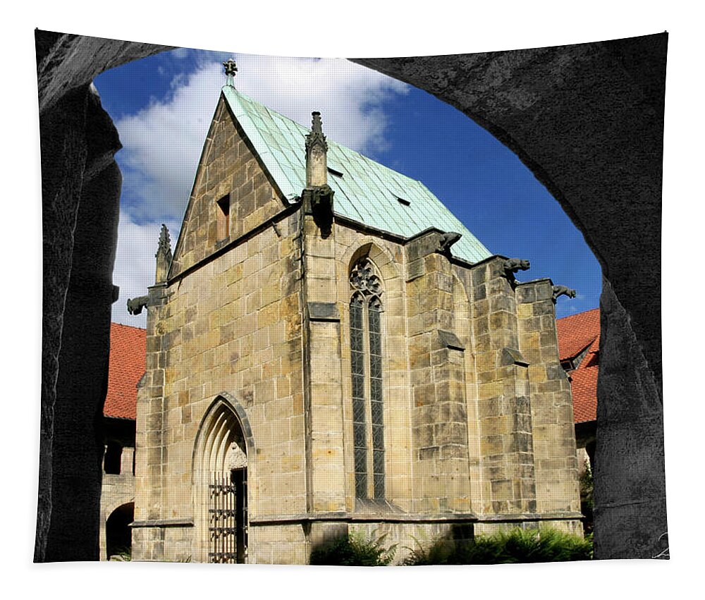 Architecture Tapestry featuring the photograph A Window Through Time by Frederic A Reinecke