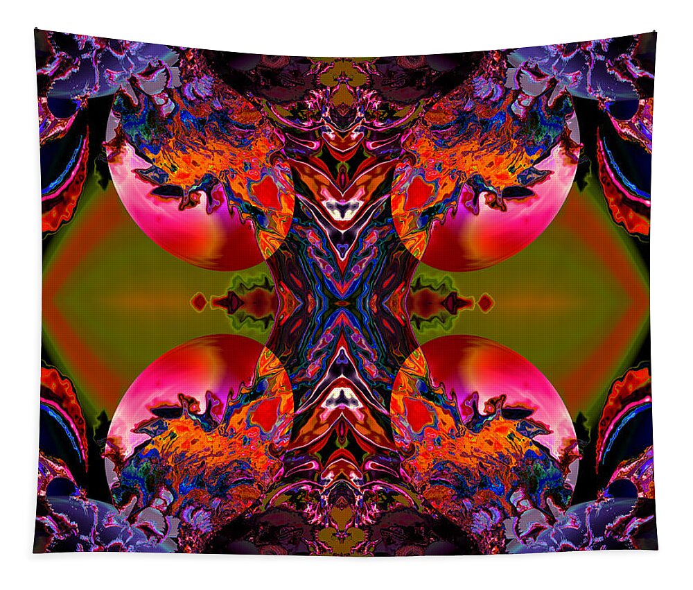 Contemporary Tapestry featuring the digital art About to be born by Claude McCoy