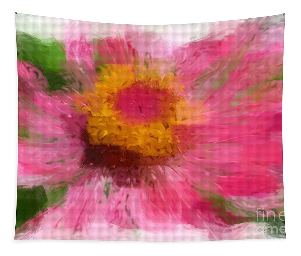 Robyn King Tapestry featuring the photograph Abstract Flower Expressions by Robyn King
