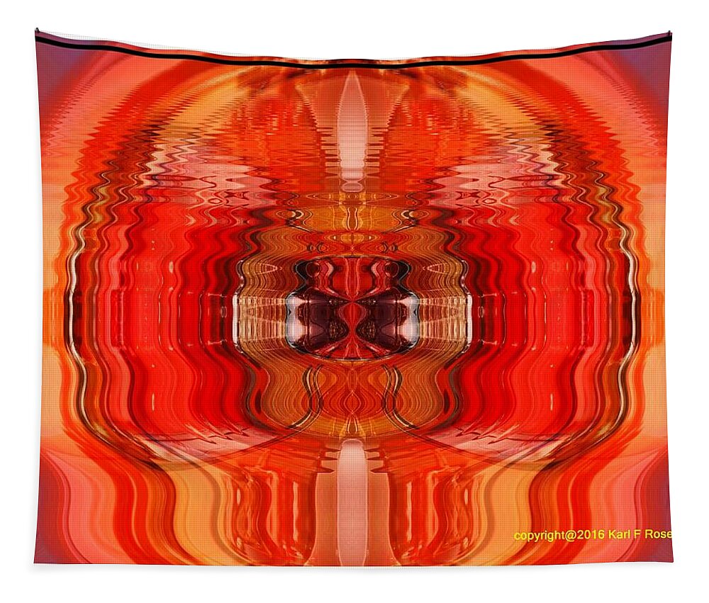 Cars Tapestry featuring the photograph Abstract old car tail light by Karl Rose