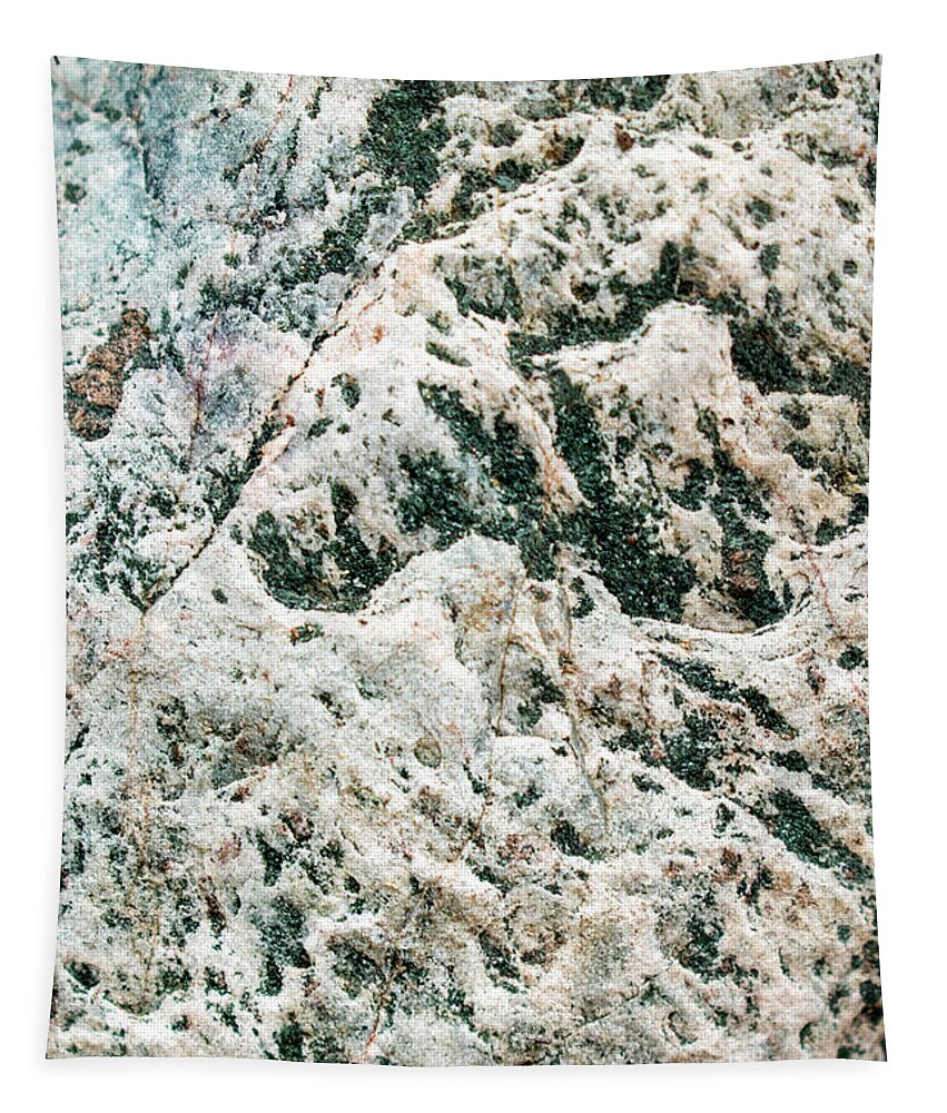 Mountain Range Tapestry featuring the photograph Mountain Range Abstract Rock by Christina Rollo