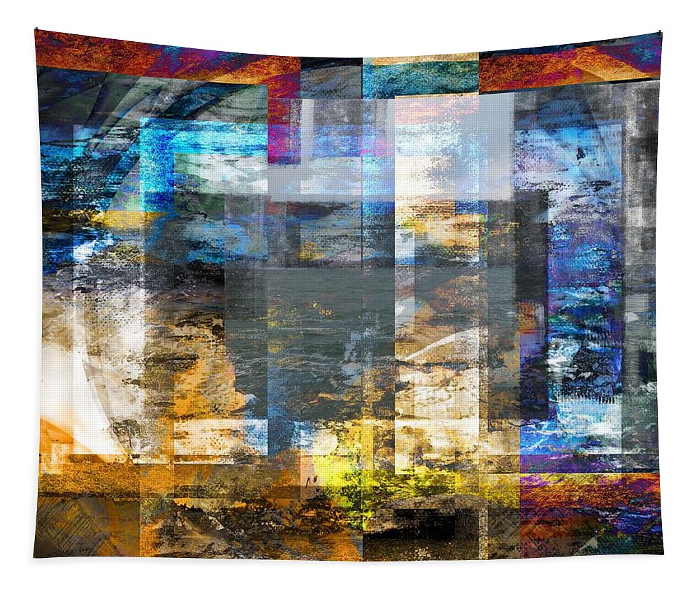 Abstract Tapestry featuring the digital art Abstract Wave .. by Art Di