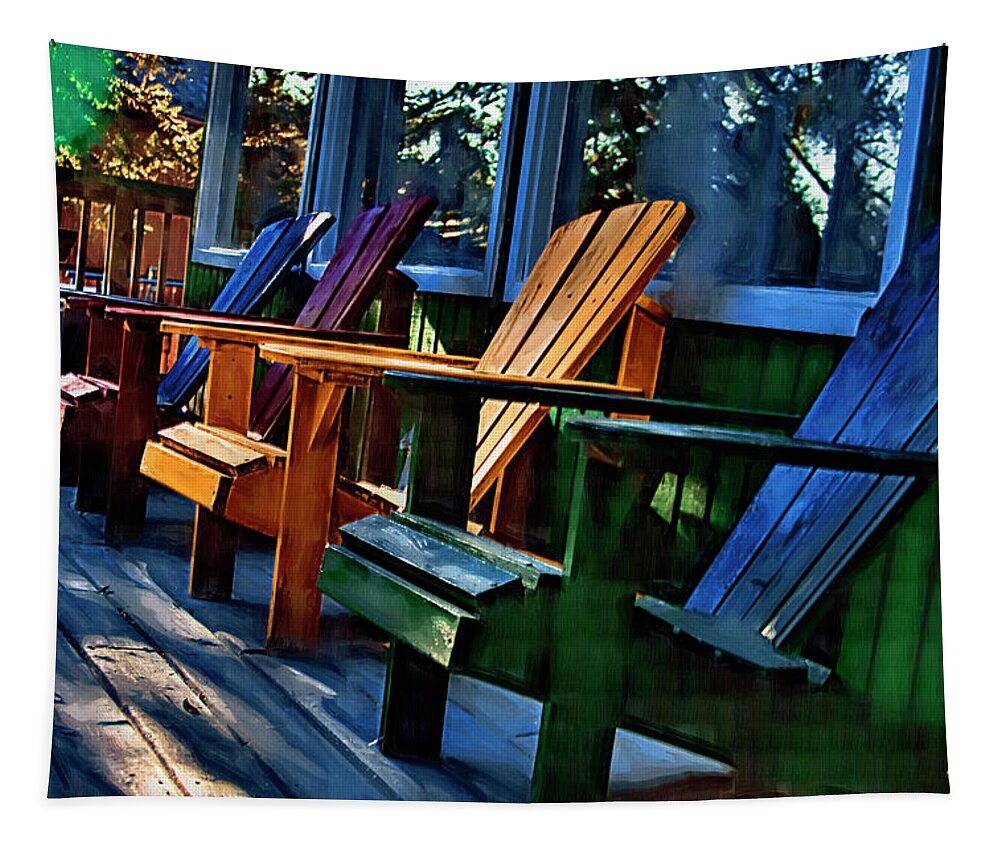 Adirondack Tapestry featuring the photograph Adirondack by Monte Arnold