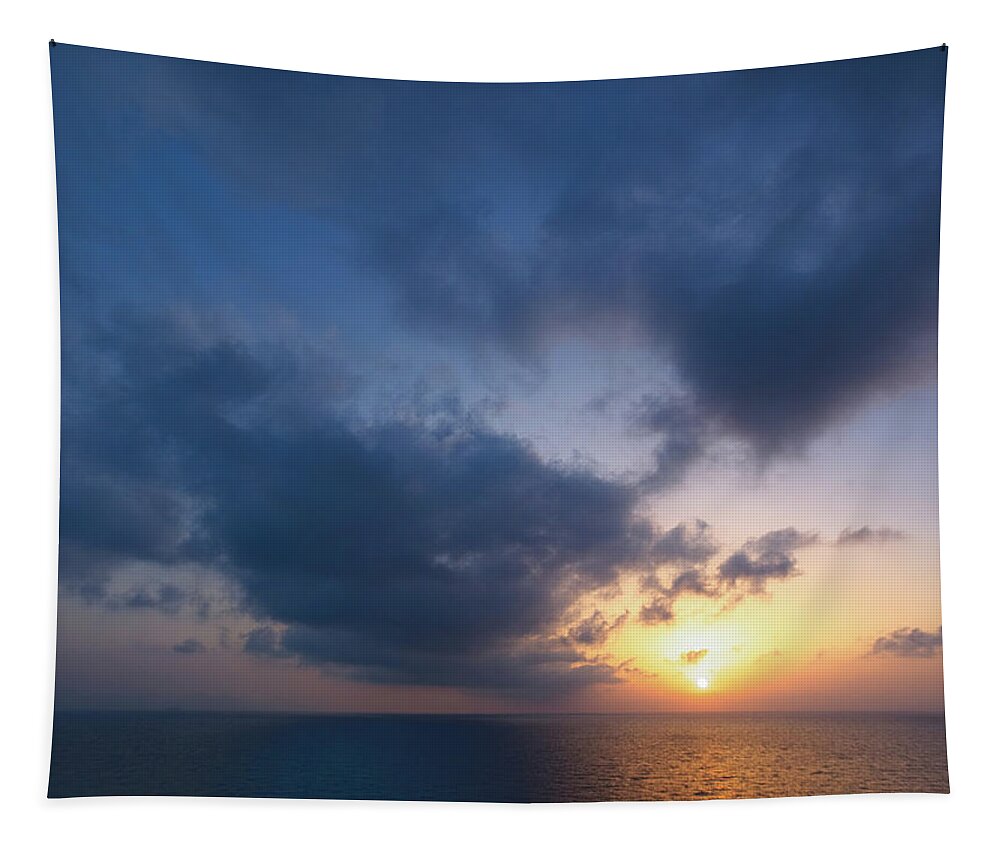 Aegean Tapestry featuring the photograph Aegean Sunrise 4 by S Paul Sahm