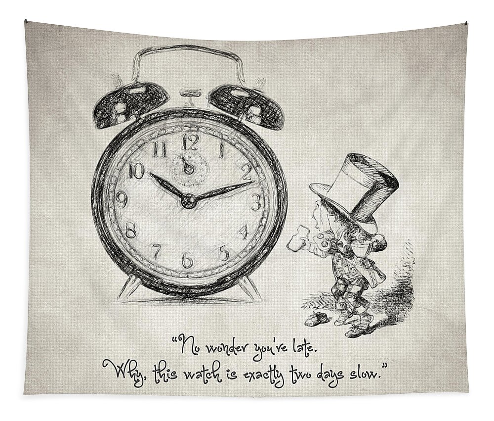 Alice In Wonderland Quote Tapestry For Sale By Zapista Ou