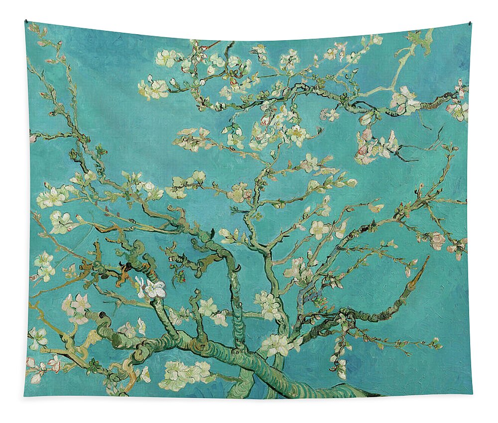 Almond Blossom Tapestry featuring the painting Almond Blossom, 1890 by Vincent van Gogh