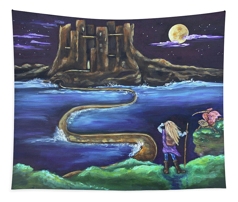 Fantasy Tapestry featuring the photograph Almost Home by Diana Haronis