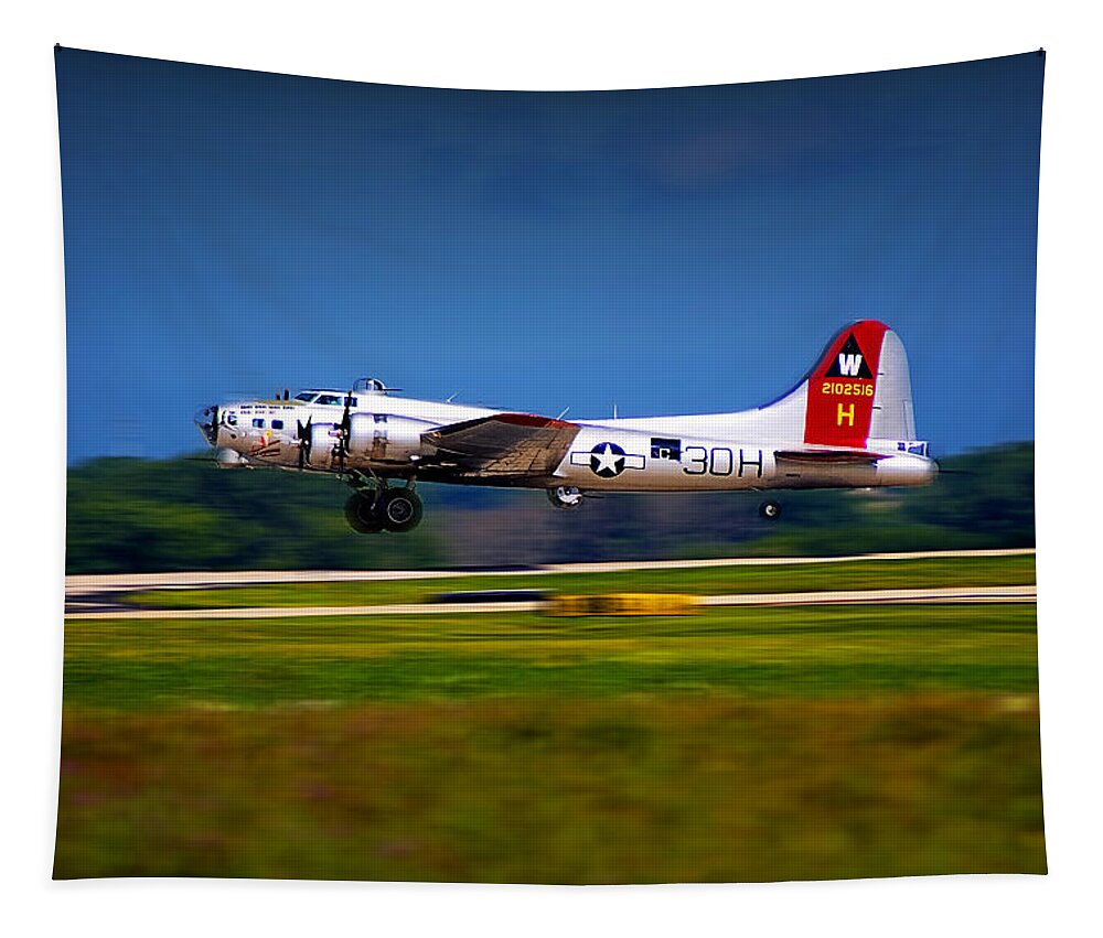 Airborne Tapestry featuring the photograph Aluminum Overcast by Rod Melotte