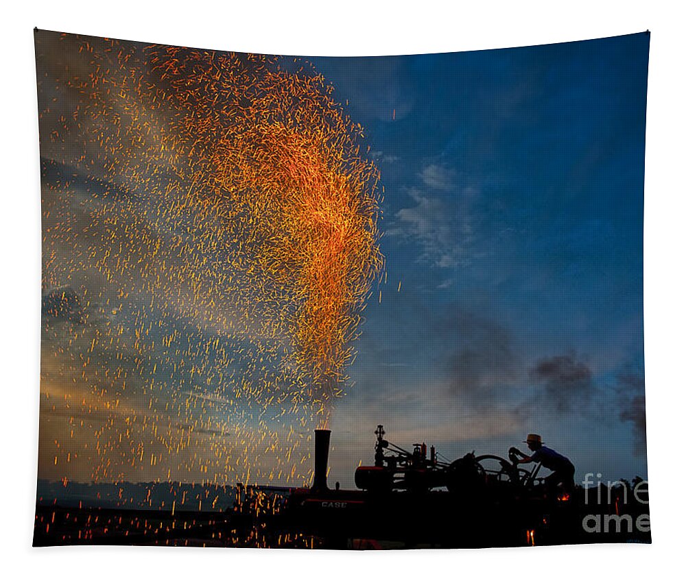 Amish Tapestry featuring the photograph Amish Fireworks by David Arment