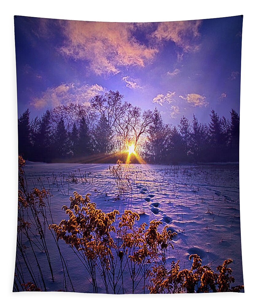 Clouds Tapestry featuring the photograph And Back Again by Phil Koch