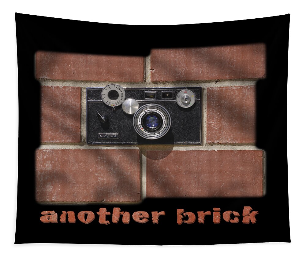 T-shirt Tapestry featuring the digital art Another Brick . . 2 by Mike McGlothlen
