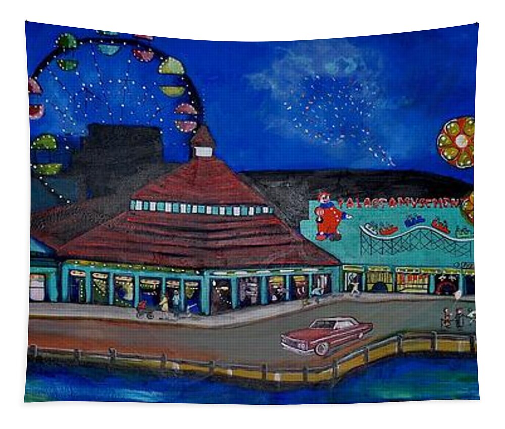 Asbury Art Tapestry featuring the painting Another memory of the Palace by Patricia Arroyo