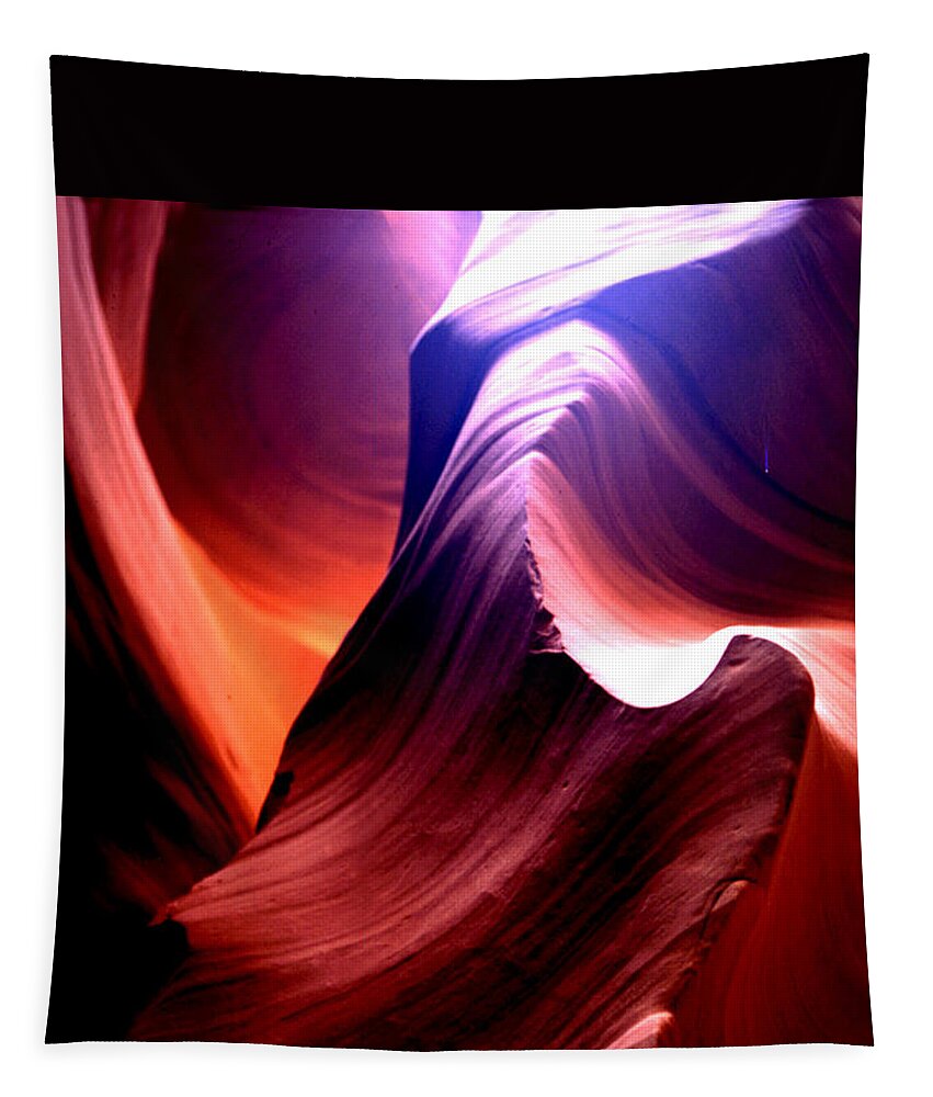 Antelope Canyon Tapestry featuring the photograph Antelope Canyon Magic by Joe Hoover