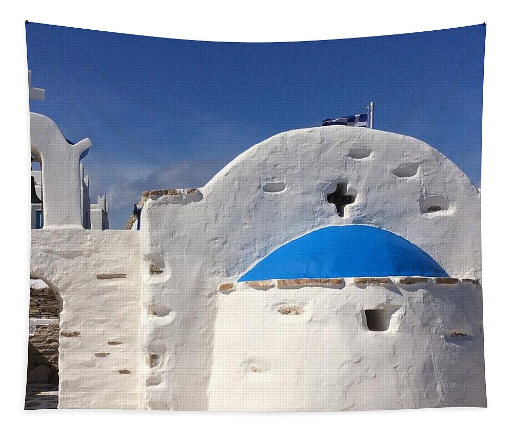 Colette Tapestry featuring the photograph AntiParos Island Greece by Colette V Hera Guggenheim
