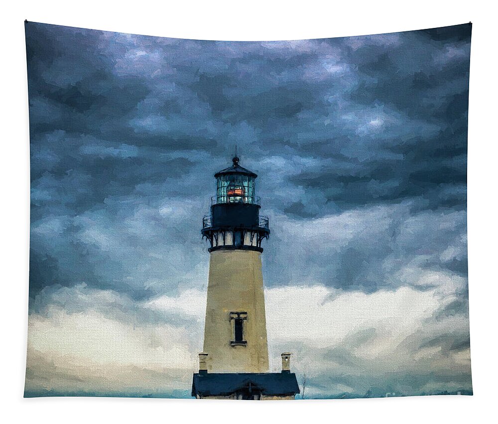 Oregon Tapestry featuring the photograph Any Port in a Storm by Jon Burch Photography