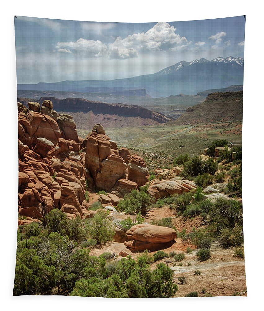 Arches National Park 6 Tapestry featuring the photograph Arches National Park 6 by Susan McMenamin