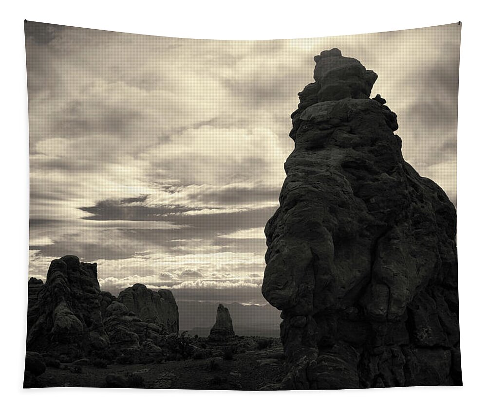 Arches Tapestry featuring the photograph Arches NP IX Toned by David Gordon