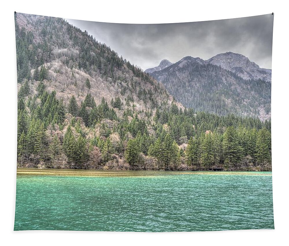 Lake Tapestry featuring the photograph Arrow Bamboo Lake by Bill Hamilton