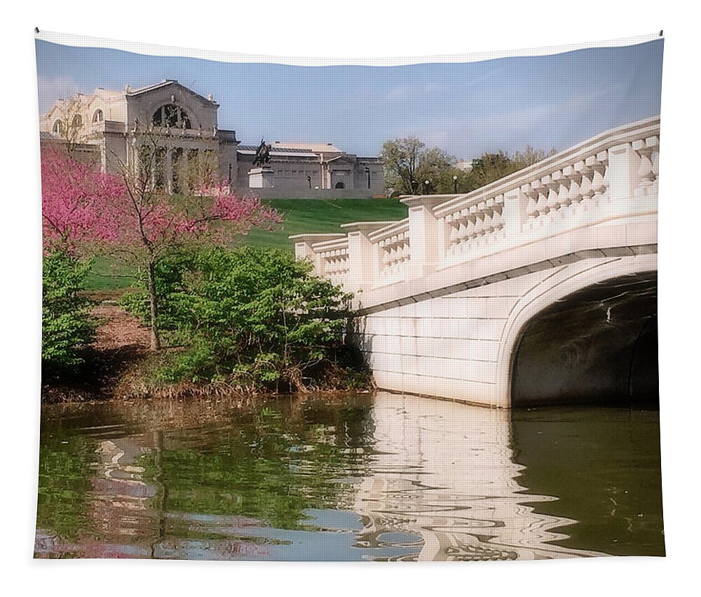 Art Museum Tapestry featuring the photograph Art Hill in St. Louis by Peggy Dietz