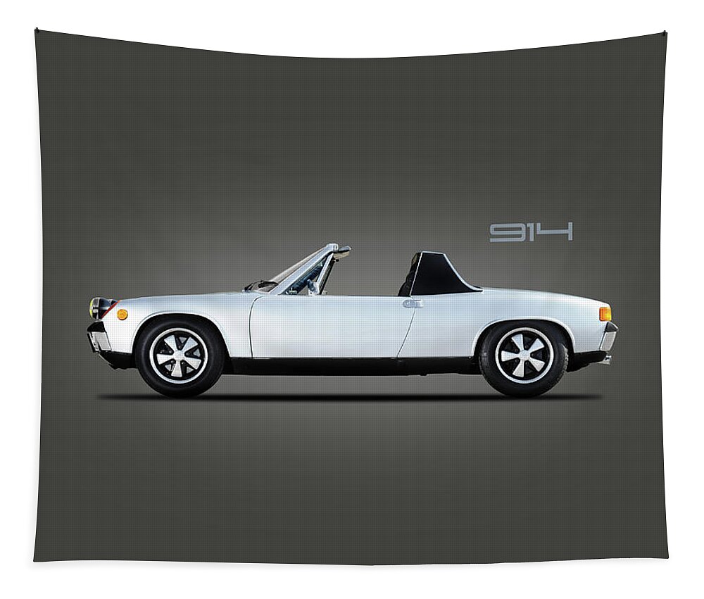 Porsche 914 Tapestry featuring the photograph The Classic 914 by Mark Rogan