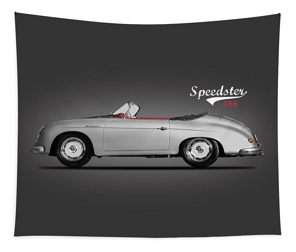Porsche 356 Tapestry featuring the photograph The 356A Speedster by Mark Rogan