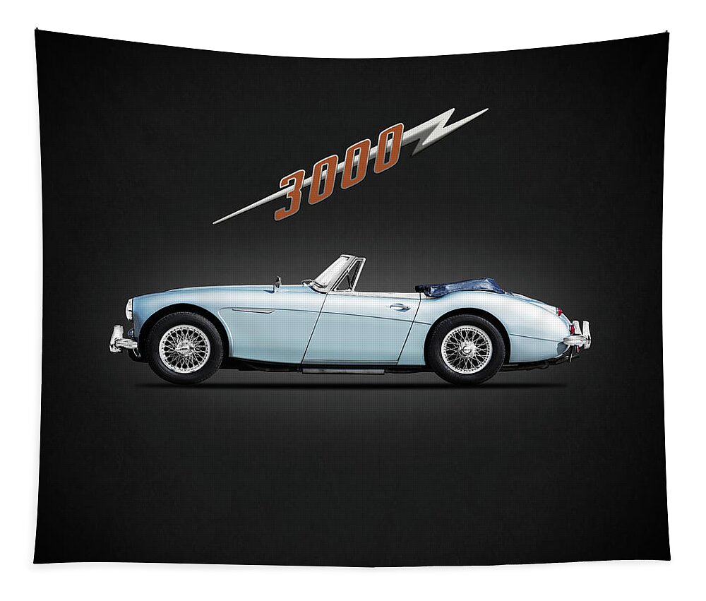 Austin-healey 3000 Tapestry featuring the photograph Austin Healey 3000 Mk3 by Mark Rogan