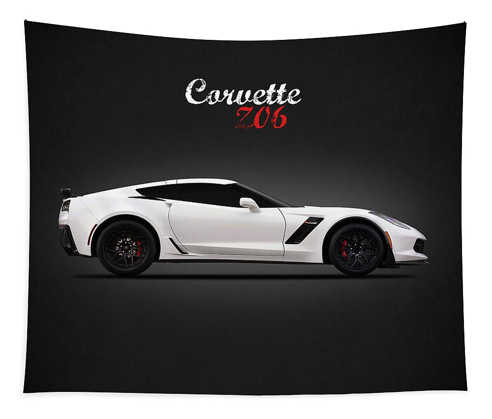 Chevrolet Corvette Tapestry featuring the photograph Corvette Z06 by Mark Rogan