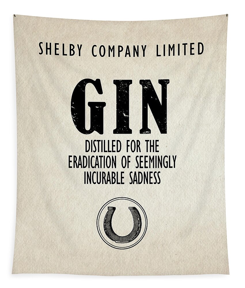 Shelby Company Tapestry featuring the photograph Gin The Eradication of Sadness by Mark Rogan