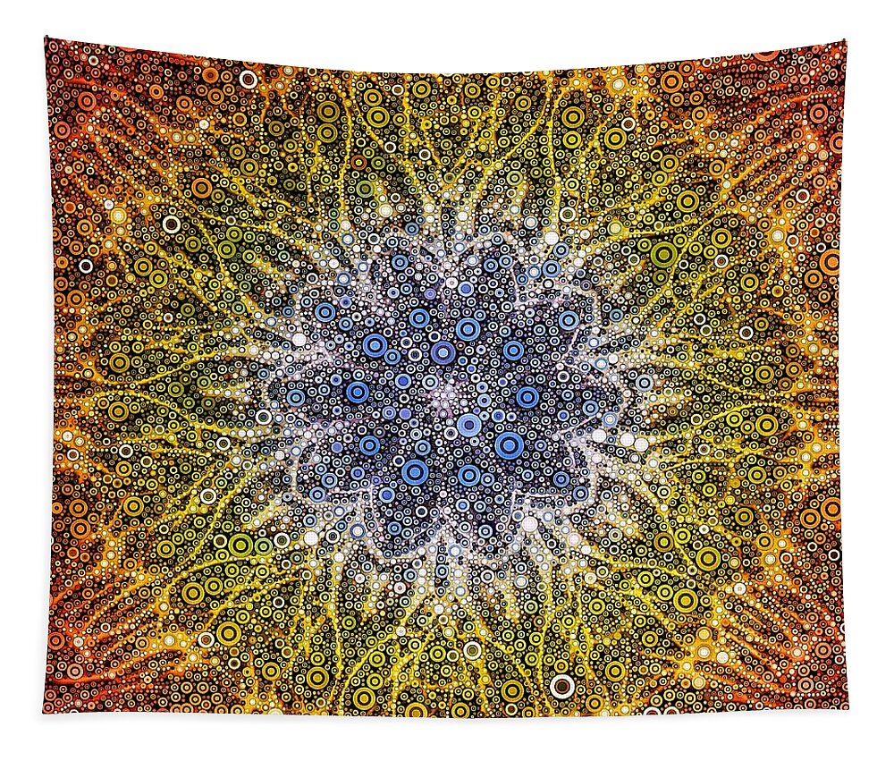 Aurora Tapestry featuring the photograph Aurora Sunrose by Nick Heap