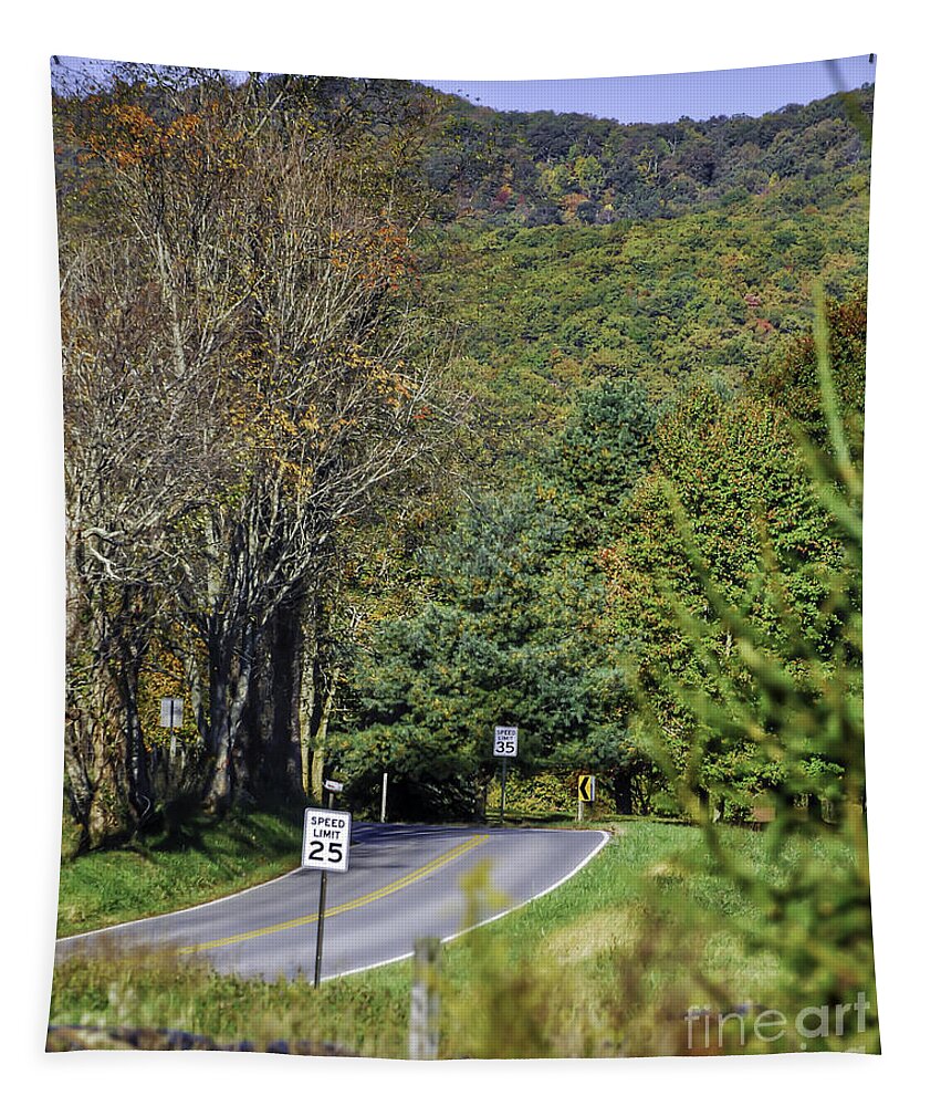Autumn Tapestry featuring the photograph Autumn Along Glade Road by Kerri Farley