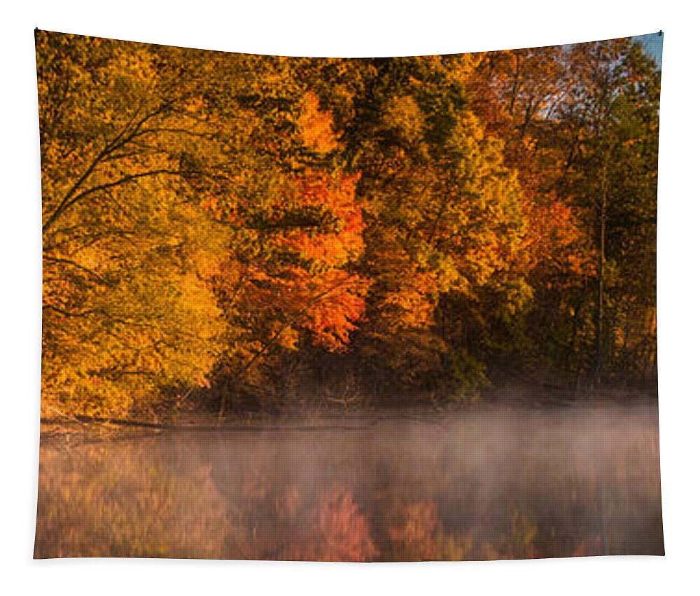 Walborn Tapestry featuring the photograph Autumn Lake 3 by Matt Hammerstein