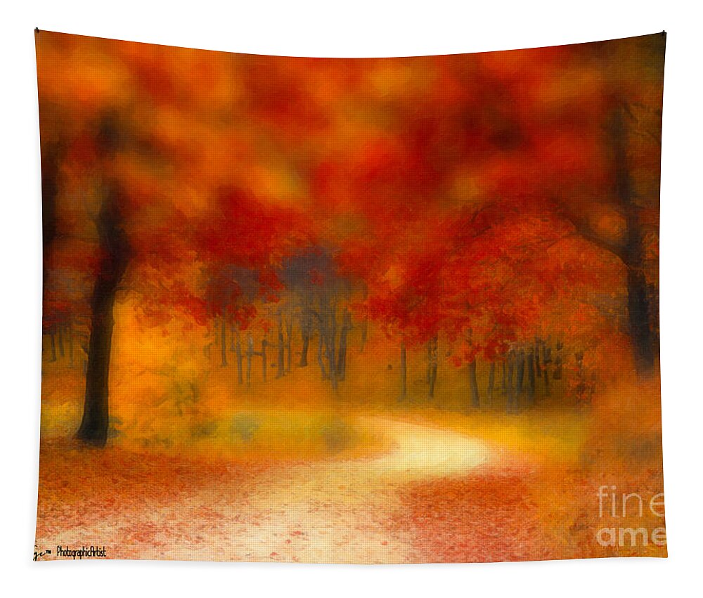 Autumn Tapestry featuring the painting Autumn's Promise by Chris Armytage