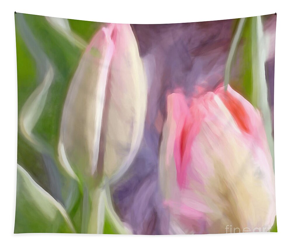Tulips Tapestry featuring the photograph Awaiting Opening Day 3 by Kerri Farley