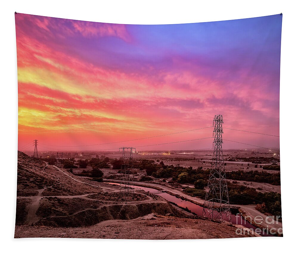 Bakersfield Tapestry featuring the photograph Bakersfield by Anthony Michael Bonafede