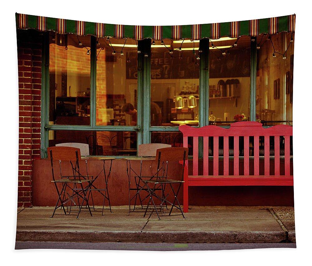 Bakery Tapestry featuring the photograph Bakery at Dawn by John Magyar Photography